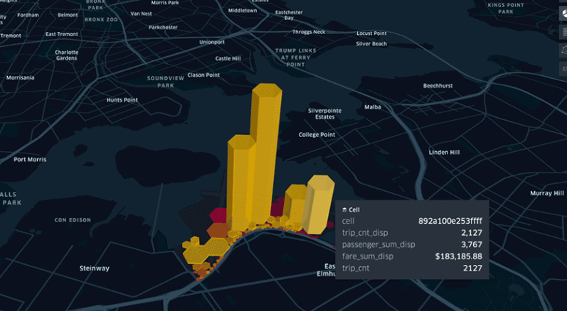 Mapped buildings and parcels